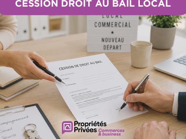 GENAS CESSION DE BAIL, LOCAL COMMERCIAL 100 M², TERRASSE