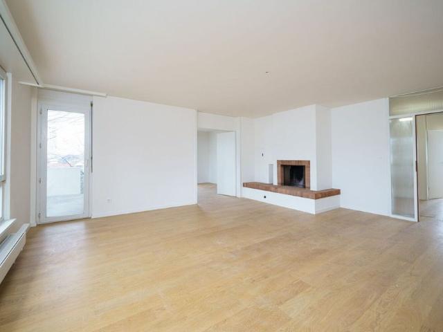 Generously renovated 5.5 room apartment with fireplace and balcony