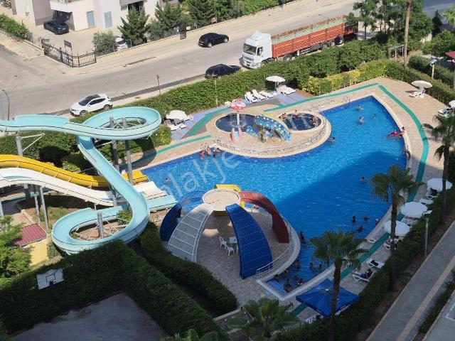 Geniş Otutumlu 75 Metre Aqua Parklı Kiralıl 1+1 Daire