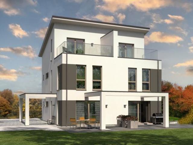 GEHOBENES DOPPELHAUS AUF 2,5 ETAGEN