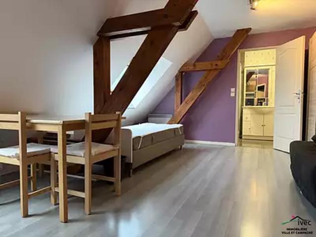 Geispolsheim 67118 Location appartement 1 pièce t1 au dernier étage parking