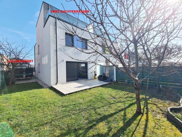 CHANCE + ECKREIHENHAUS MIT 2 DACHTERRASSEN JE 11,5m² + 5 ZIMMER + 89m² GARTEN + VOLLKELLER + 2 AUTOABSTELLPLÄTZE