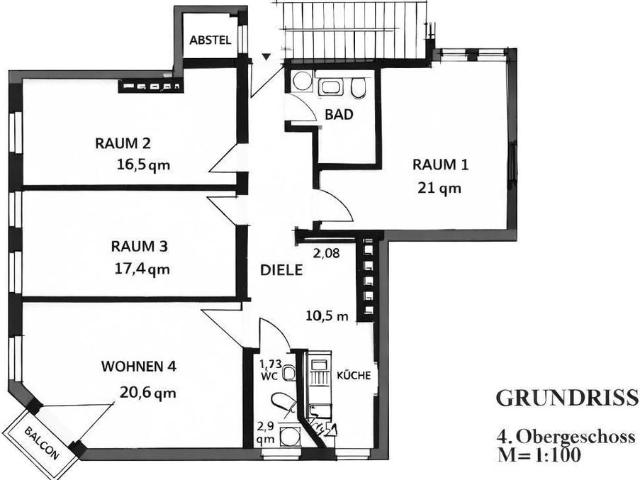 Gelegenheit: Sehr schöne u helle Altbauwohnung 110qm 4OG Neukölln