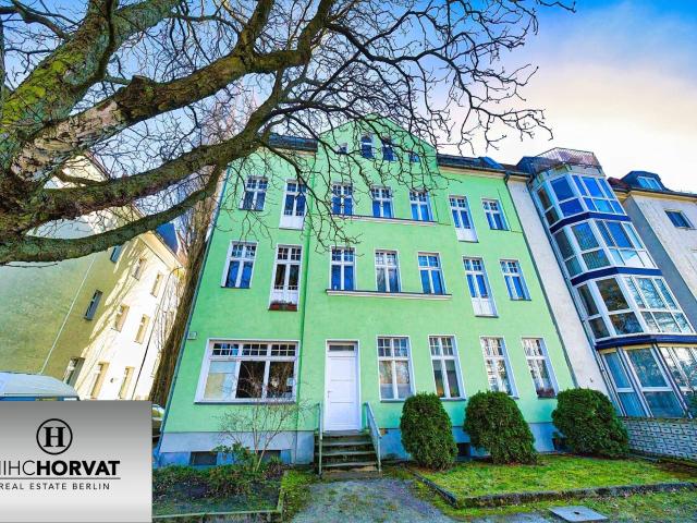GELEGENHEIT! SONNIGE 3 ZIMMER ALTBAUWOHNUNG IN BERLIN WILHELMSRUH! 1.OG! FRANZÖSISCHER BALKON!