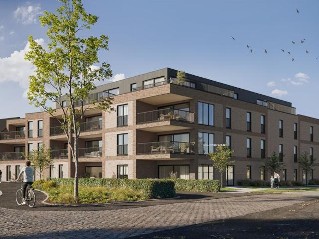 Gelijkvloers 2slpk appartement met tuin