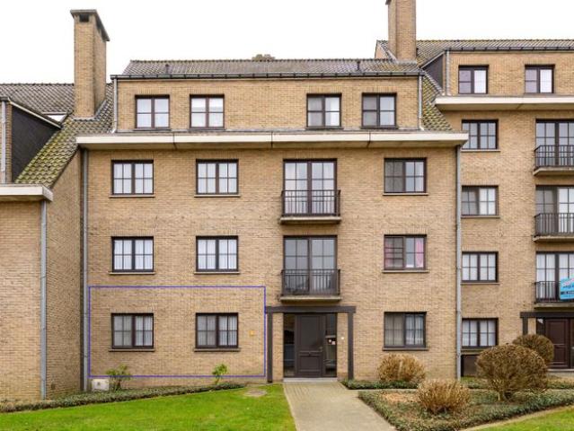 Gelijkvloers appartement in Residentie Hof ter Leie te.