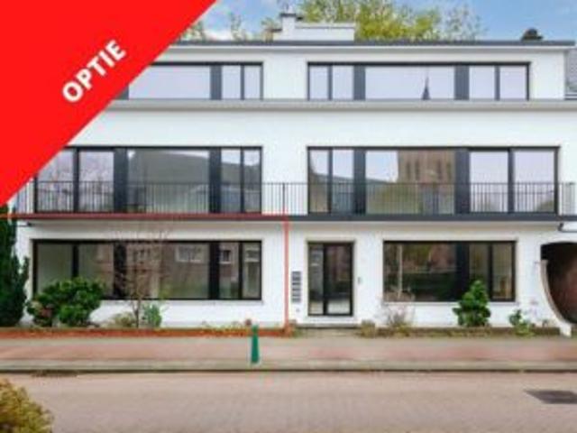 Gelijkvloers appartement met tuin!