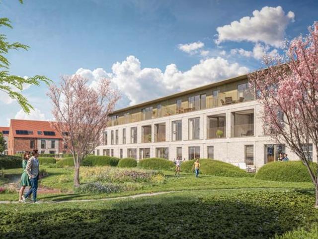 Gelijkvloers appartement met terras