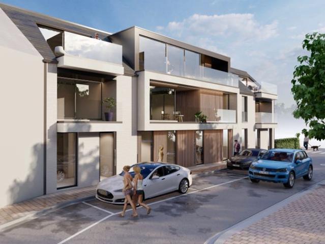 Gelijkvloers appartement met terras en tuin