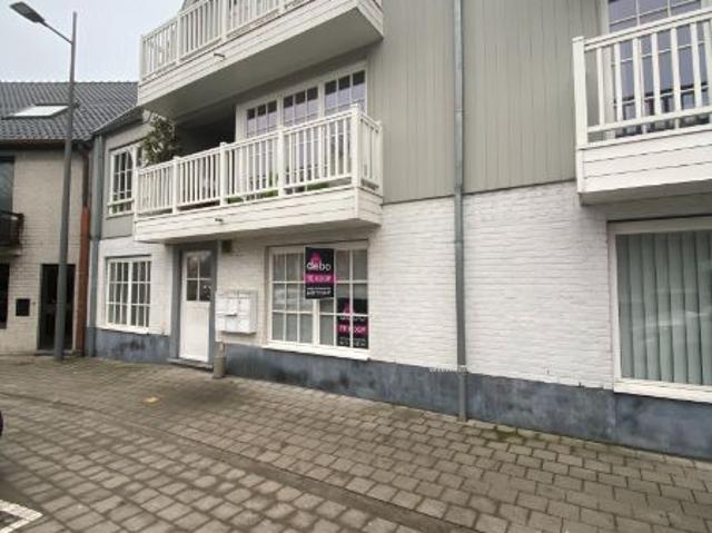 Groot gelijkvloers appartement met 2 slaapkamers, buitenterras en parkeerplaats achteraan