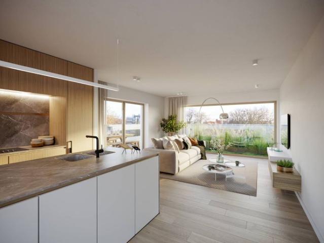 Gelijkvloers nieuwbouw 1 slaapkamer appartement te Brugge