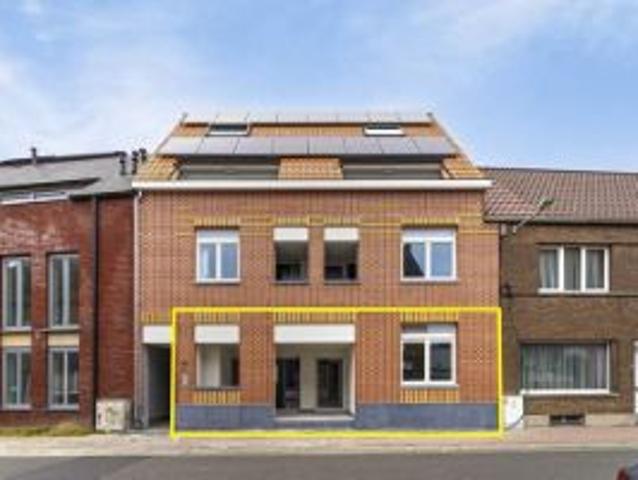 Gelijkvloerse nieuwbouw met 1 slpkamer en autostaanplaats