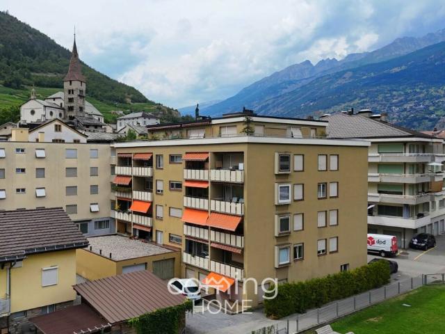 Gepflegte 3.5 Zimmer Wohnung mit Bergsicht in Visp