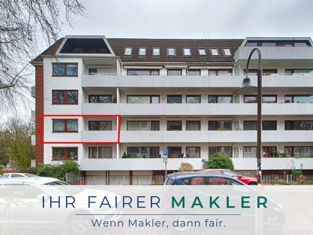 Gepflegte 3 Zimmer Wohnung mit Aufzug und Stellplatz in der Parkstraße / Ecke Parkallee