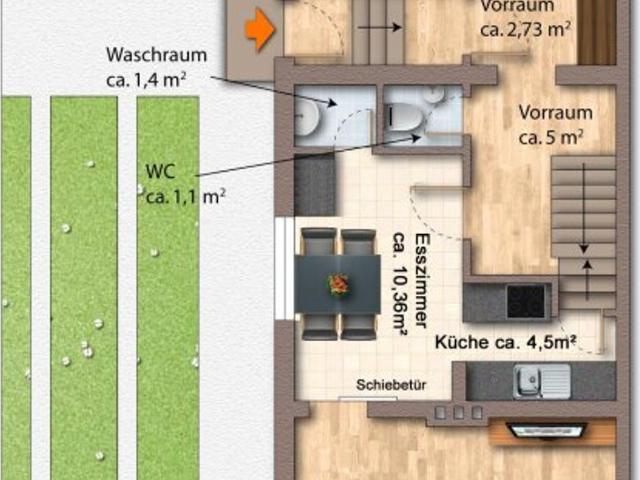 Gepflegte Doppelhaushälfte mit Keller & Garage Traun, zentrale Lage
