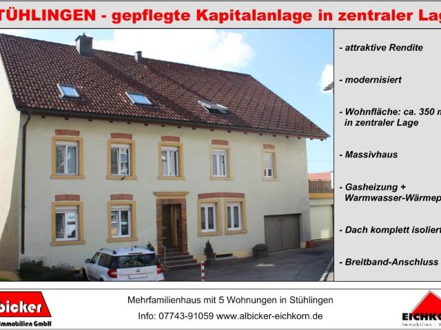 Gepflegte Kapitalanlage: MFH mit 5 Wohnungen in zentraler Lage