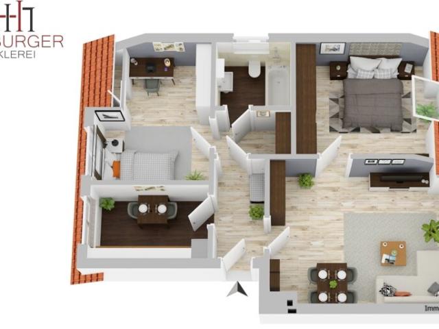 Gepflegte Wohnung in gesuchter Lage. Energetischesanierungen sind beschlossen