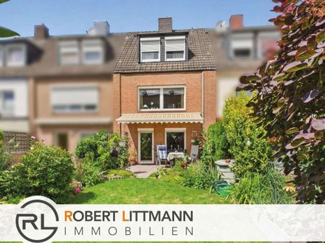 Gepflegtes Reihenmittelhaus mit Südgarten und Garage in Bremen, Grambke