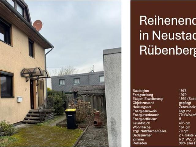 gepflegtes Reihenendhaus im Zentrum von Neustadt am Rbge