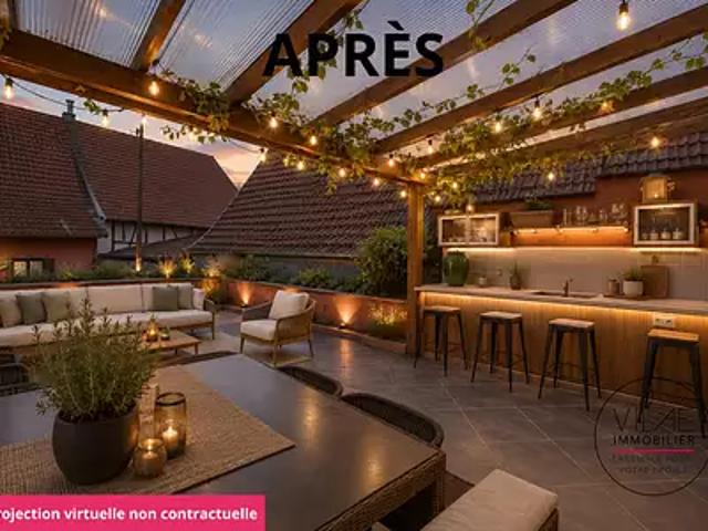 Gertwiller 67140 Achat / Vente maison 7 pièces t7 terrasse