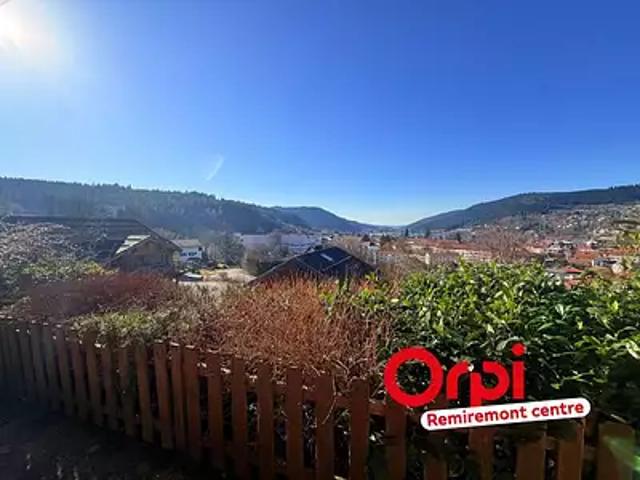 Gérardmer 88400 Achat / Vente appartement 3 pièces t3 terrasse cave