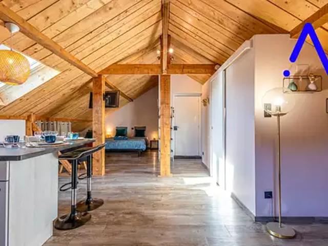 Gérardmer 88400 Achat / Vente appartement 1 pièce t1 au dernier étage parking