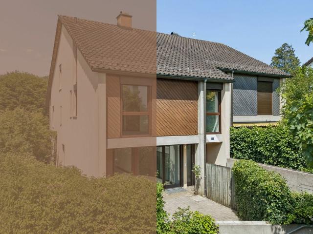Geräumige 7.5 Zimmer Doppeleinfamilienhaushälfte mit Renovationspotenzial
