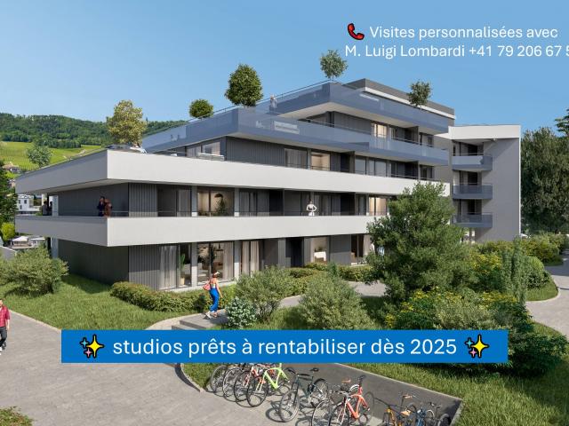 Geräumiges NEUES Studio mit Terrasse und kleinem Garten