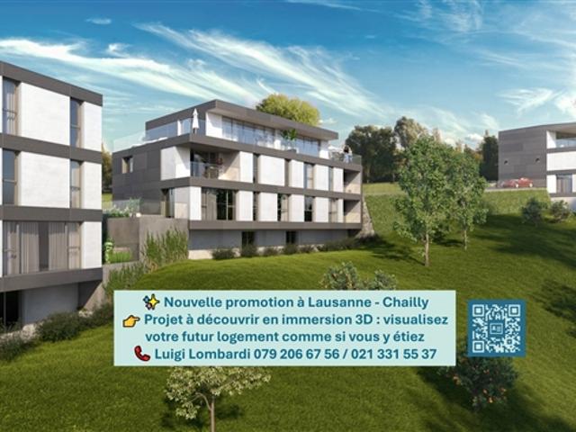 Geräumiges 3.5 Zimmer NEU nach Südwesten ausgerichtet mit Terrasse Entdecken Sie es in 3D Immersion
