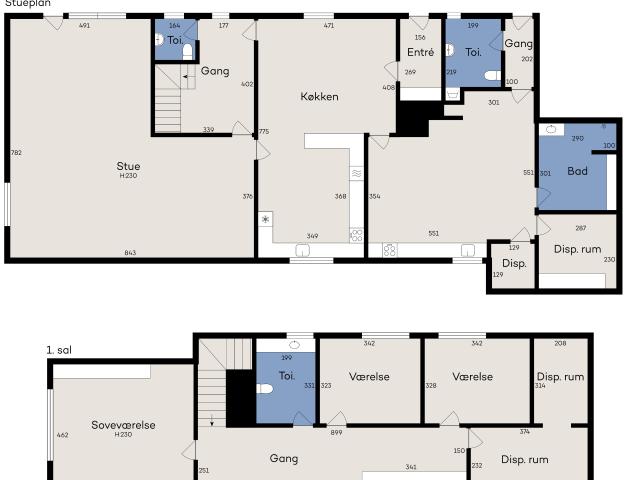 469 6 Gerdingvej 8, Gerding Landejendom v/Skørping. 234 m2 bolig, 470 m2 maskinhus mv. 7 ha jordareal RealMæglerne