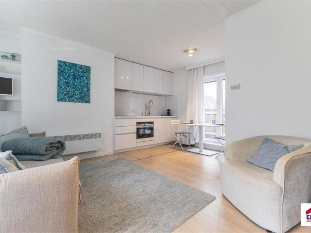 Gerenoveerde studio met zeezicht te koop in De Panne