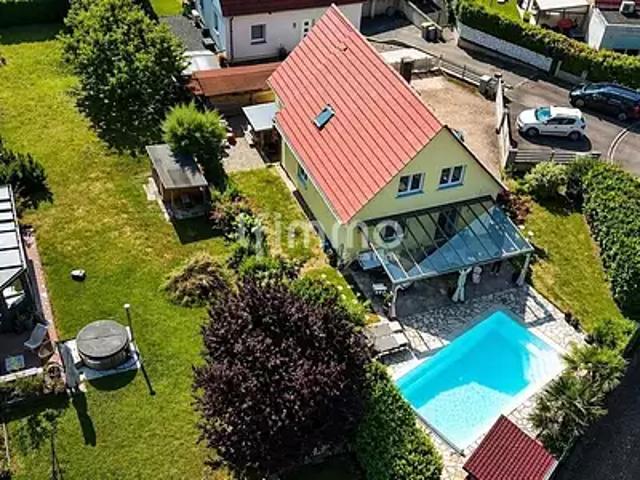 Gerstheim 67150 Achat / Vente maison 5 pièces t5 piscine