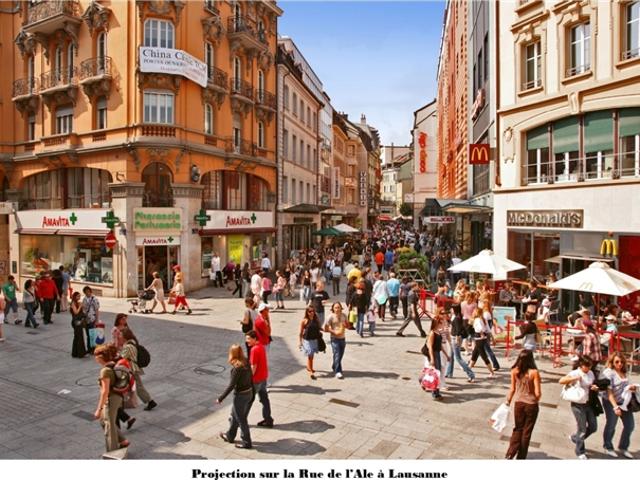 Geschäftsfläche von 200 m² zu vermieten – Premium Lage in Lausanne