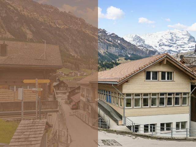 Gewerbeliegenschaft in Wengen mit Entwicklungspotenzial an attraktiver Lage