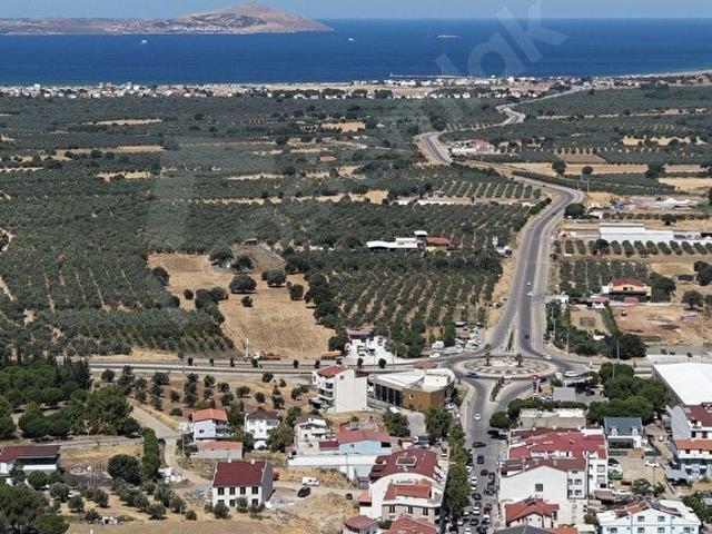 GEYİKLİ'NİN BALKONU'NDA FULL DENİZ VE BOZCAADA MANZARALI ARSA