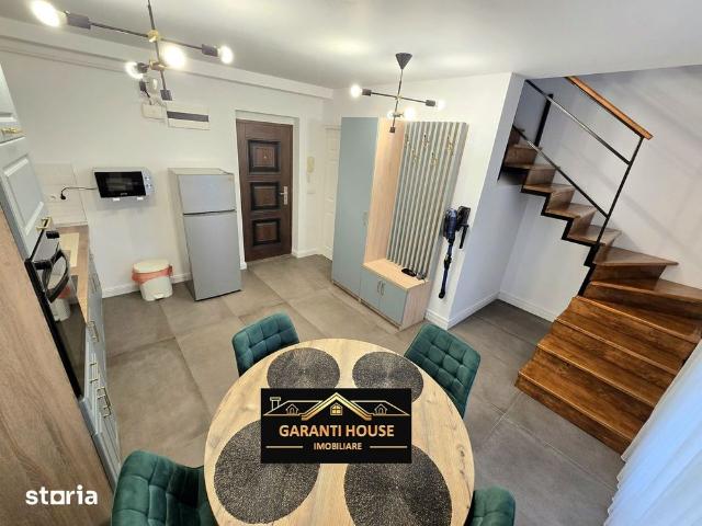 Gh. Bilascu, apartament pe 2 nivele, mobilat si utilat, 350€/Luna