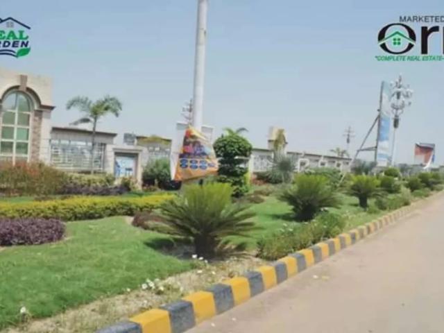 Ghous Garden plot 10 Marla, corner park facing and double side 50 Road Sargodha ID 25137