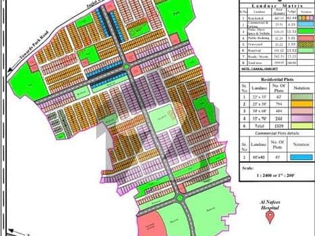 Ghaznavi Garden, Farash Town, Near ISI Buildings, Wide Streets, All Facilities Will Be Provided, Plots 5 Marla, 30 Feet To 40 Feet Road Has Been Given Islamabad