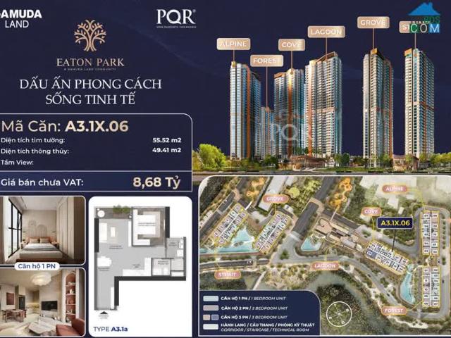 Giỏ hàng căn hộ Eaton Park giá gốc CĐT căn hộ cao cấp 1PN, 2PN, 3PN, Shophouse Eaton Park