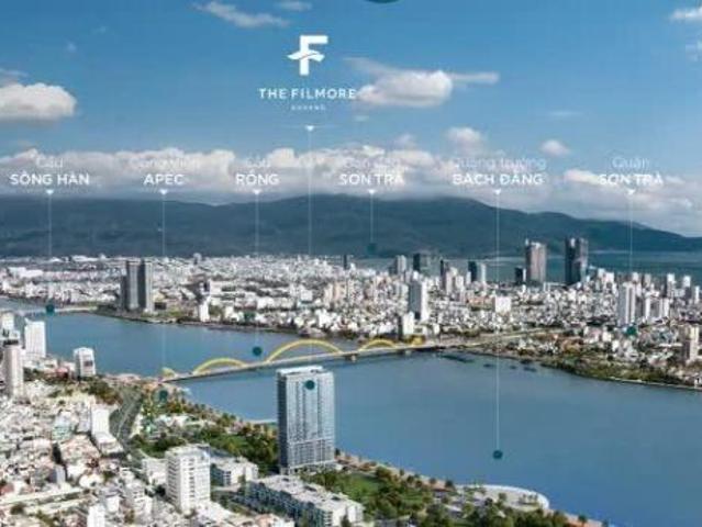 Giỏ hàng hiếm căn hộ Filmore tầng cao trực diện sông Hàn, sổ lâu dài bàn giao nội thất luxury