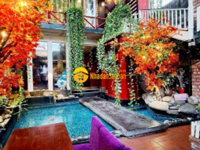 Giảm 17 tỷ, bán quán cafe sân vườn 2 mặt tiền, 611m2 full thổ, dòng tiền 360tr tháng