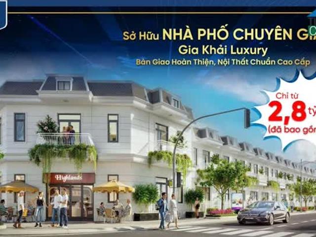 Gia Khải Luxury Biệt thự phố đẳng cấp, kiến tạo cuộc sống thượng lưu