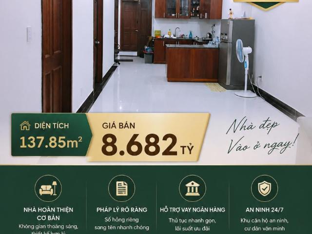 Giai Việt Quận 8 | 137.85m² | Sổ hồng sẵn | Nhà đẹp ở ngay | 8.682 tỷ