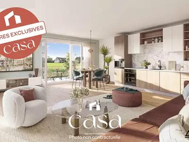 Giberville 14730 Achat / Vente appartement 2 pièces t2 parking