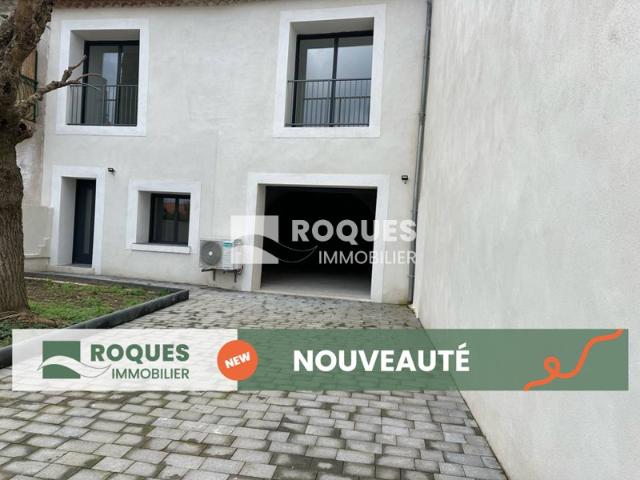 Gignac, maison de village de 114 m2 habitables avec garage e