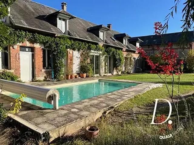 Giverny 27620 Achat / Vente maison 8 pièces t8 piscine parking