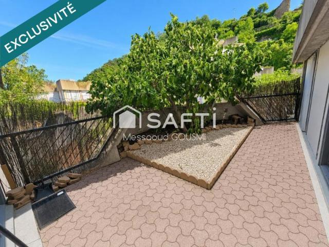 GIVORS CENTRE – T2 de 53 m² avec grande terrasse, cave et toutes commodités à pied