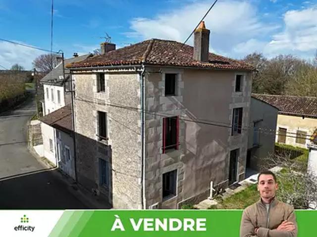 Gizay 86340 Achat / Vente maison 5 pièces t5 jardin cave