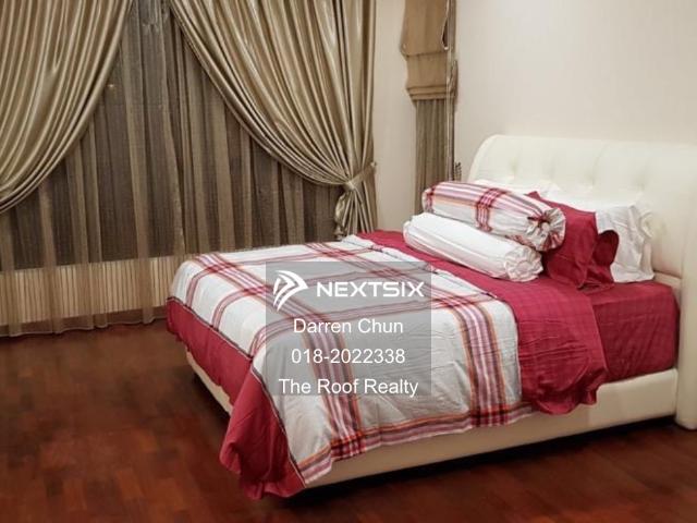 Good condition big size 2 storey terrace house for sale @ nusa idaman 8, view to offer, facing south direction