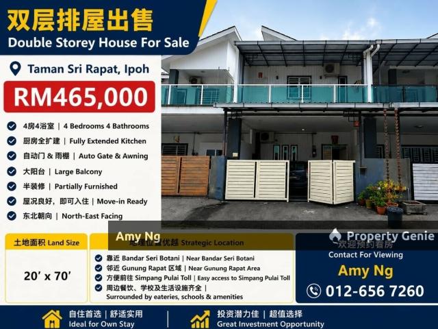 Good Condition Double Storey For Sale Sri Rapat